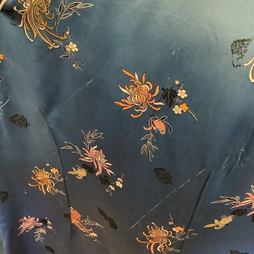 Vintage Asian Blue‎ Qipao - Picture 5 of 8